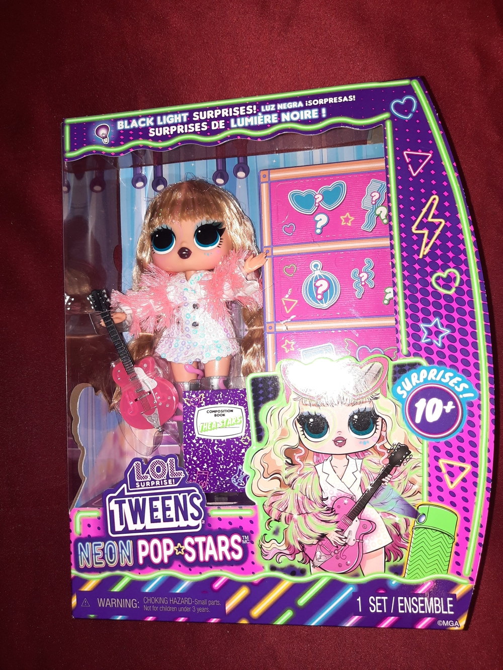 L.O.L. Surprise Tweens Neon Pop-Stars Doll With 10+ Surprises